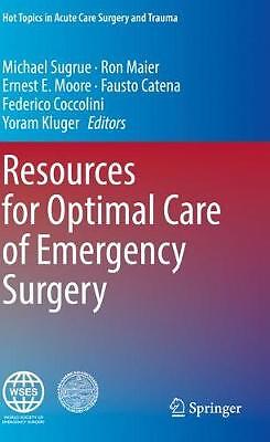 Resources for Optimal Care of Emergency Surgery - 9783030493653