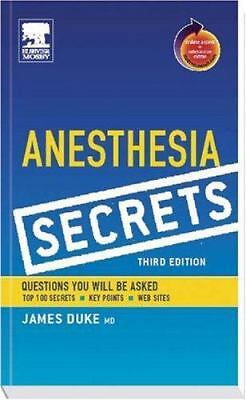 Anesthesia Secrets: With Student Consult Online Access [With CDROM]