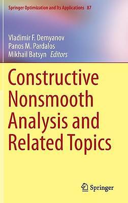 Constructive Nonsmooth Analysis and Related Topics - 9781461486145