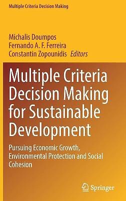 Multiple Criteria Decision Making for Sustainable Development - 9783030892760