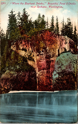 VINTAGE POSTCARD PEND D'OREILLE NEAR SPOKANE WASHINGTON c. 1910