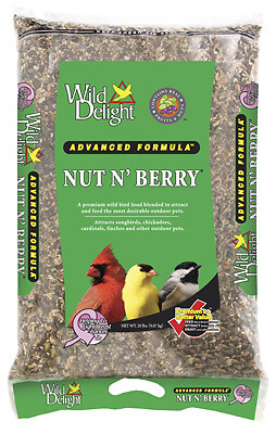 Wild Delight 366200 Wild Bird Food, Premium Nut 'N Berry, 20 Lbs. - Quantity 1