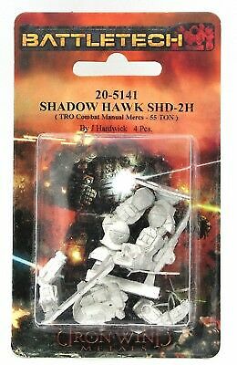 Миниатюры Battletech — Shadow Hawk SHD-2H — 20-5141 от Iron Wind Metals