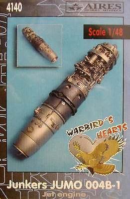 Aires 1/48 Junkers Jumo 004B-1 Jet Engine unpainted 4140/*