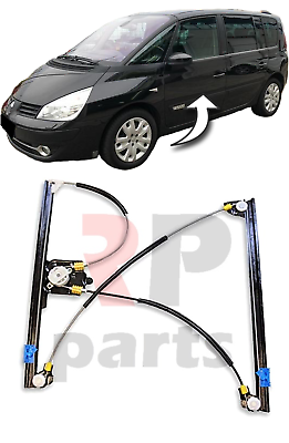 PER RENAULT ESPACE IV 02-15 NUOVO ALZACRISTALLI ANTERIORI ALZACRISTALLI SENZA...