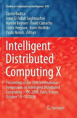 Intelligent Distributed Computing X - 9783319840246