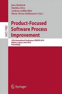 Product-Focused Software Process Improvement - 9783642392580