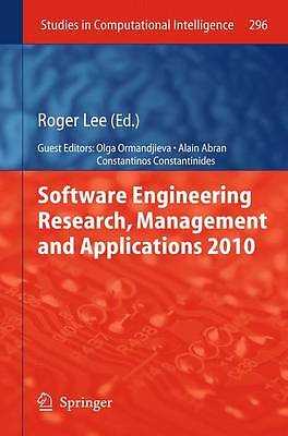 Software Engineering Research, Management and Applications 2010 - 9783642422461
