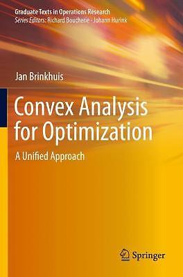 Convex Analysis for Optimization - 9783030418069