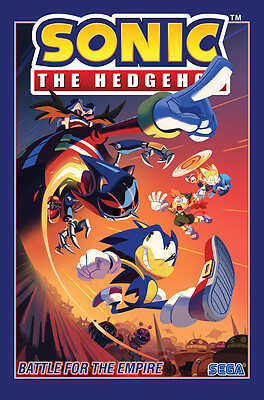 Sonic the Hedgehog, Vol. 13: Battle for the Empire -- Ian Flynn - Paperback