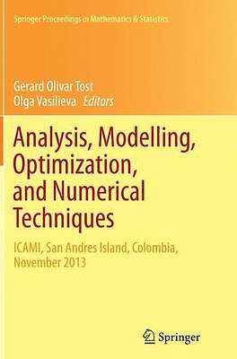 Analysis, Modelling, Optimization, and Numerical Techniques - 9783319380353
