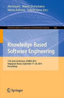 Knowledge-Based Software Engineering - 9783319118536