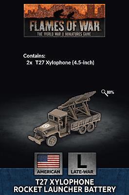 Батарея ракетной установки T27 Xylophone American Flames of War