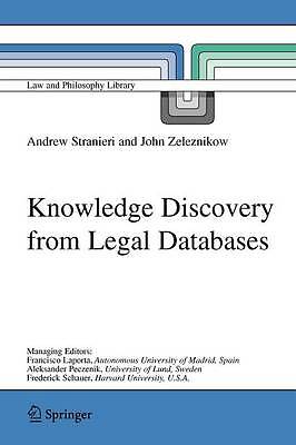 Knowledge Discovery from Legal Databases - 9789048167715