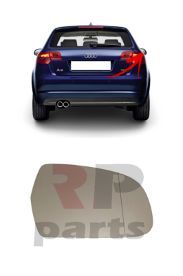 PER AUDI A3 11-12, AUDI A5 11- 16 NUOVO SPECCHIO RETROVISORE ALA VETRO RISCAL...