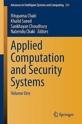 Applied Computation and Security Systems - 9788132219842