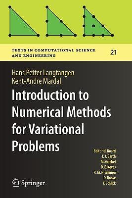 Introduction to Numerical Methods for Variational Problems - 9783030237905