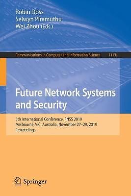 Future Network Systems and Security - 9783030343521