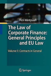 2 The Law of Corporate Finance General Principles and EU Law Volume II Cont 2 The Law of Corporate Finance General Principles and EU Law Volume II Cont