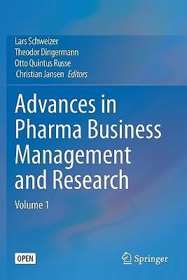 Advances in Pharma Business Management and Research - 9783030359201