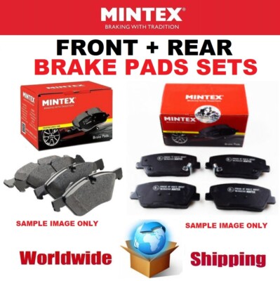 MINTEX FRONT + REAR Axle BRAKE PADS SET for VW SCIROCCO 2.0 TDI 2010-2017