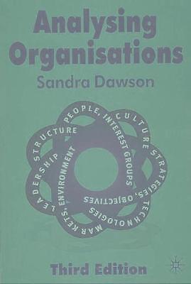 Analysing Organisations - 9780333660959