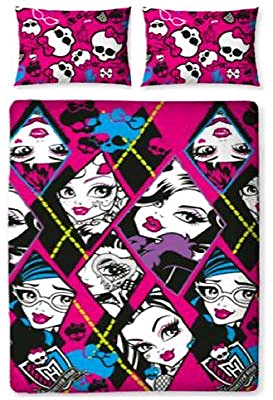 Monster High Skulette Double Duvet Cover Bedding Set In Oldham