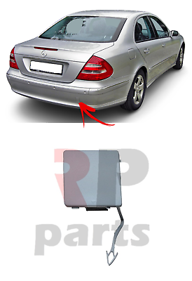 FOR MB E W211 AVANTGARDE 02-06 NEW REAR BUMPER TOW HOOK COVER CAP FOR PAINTING