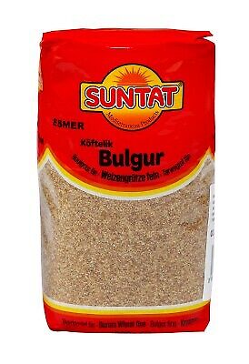 1kg Suntat Bulgur dunkel sehr fein Weizengrütze für Cig Köfte Boulgour fine