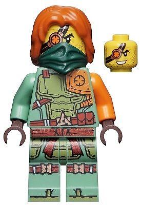 LEGO Ninjago Ronin Legacy Green Bandana Minifigure from
