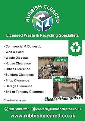 Rubbish Removal - Waste Collection - House & Garden Clearance - Junk Removal - Eltham