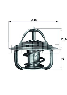 BEHR KÜHLFLÜSSIGKEIT KÜHLER THERMOSTAT TX 1 92D P NEU OE QUALITÄT