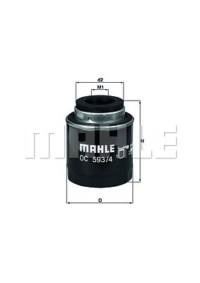 KNECHT OC 593/4 Oil Filter for AUDI,BYD,SEAT,SKODA,SKODA (SVW),VW,VW (FAW),VW (S