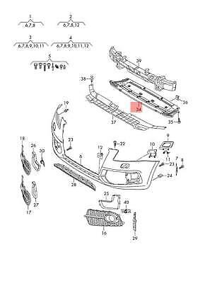 Original Schliessteil AUDI Q5 8R0807233C