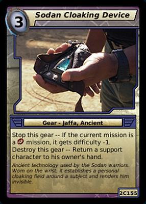 Sodan Cloaking Device - System Lords - Stargate TCG