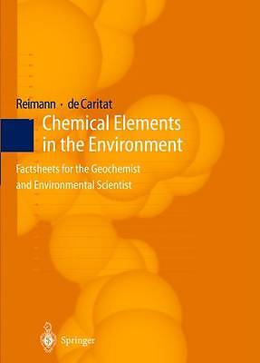 Chemical Elements in the Environment - 9783642720185