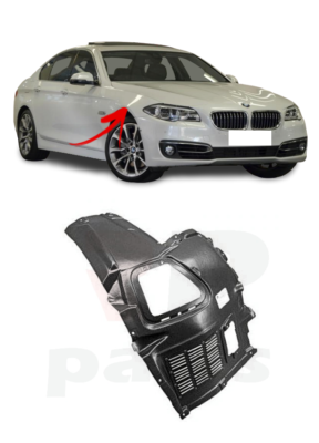 FOR BMW 5 F10 F11 10 - 17 FRONT BUMPER MIDDLE MUD GUARD SPLASH ARC RIGHT O/S