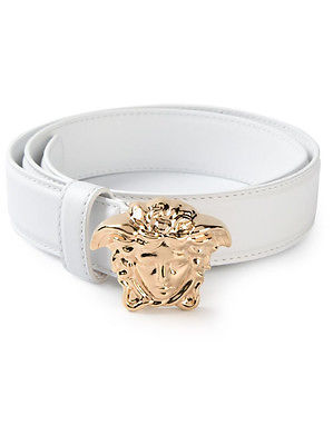 Versace Medusa Eternity Ring Leather Belt Sz 80/32 $550 | eBay display picture 3