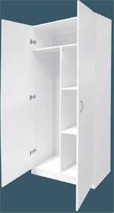 Cupboard Large Broom 2 Door At Mitre 10 Bundall