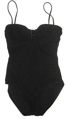 Calvin Klein Shirred Underwire One-Piece Swimsuit Azure 6 Calvin Klein Shirred Underwire One-Piece Swimsuit Azure 6