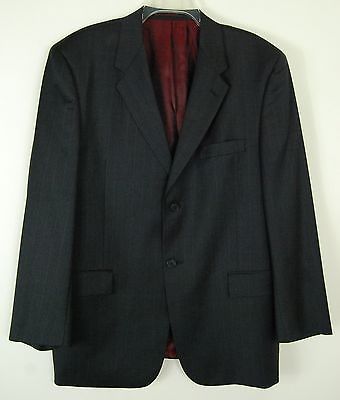 TED BAKER Jones Solid Blue Suit Jacket Size 42 Short TB4281