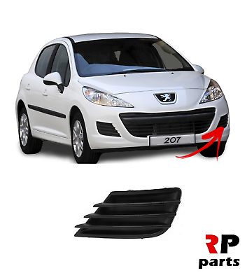 PER PEUGEOT 207 2009-2012 COPERCHIO GRIGLIA FENDINEBBIA PARAURTI ANTERIORE AL...