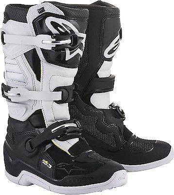 Botas y zapatos Alpinestars negros para motocicletas y deportes de motor