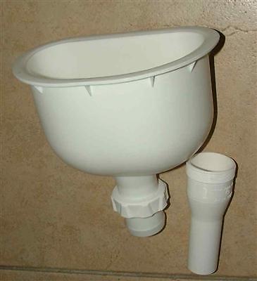 Ausgußbecken klein weiß Raumsparviante 240x150x230  (4339#