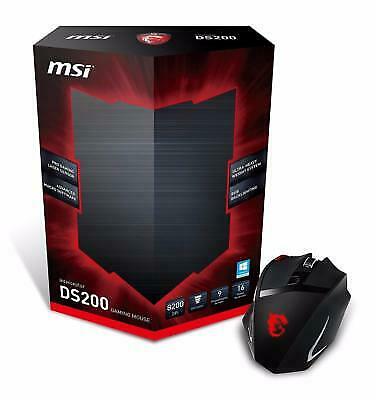 MSI Interceptor DS 300 Gaming Mouse Wired Black 8200 DPI Unused | eBay