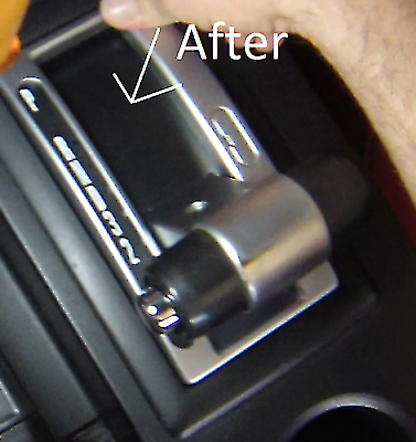 Black Auto Shifter Trim Blind Cover Replace Durable Fit FORD MUSTANG 2005 -200Cb