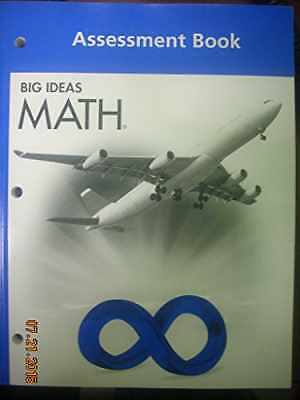 BIG IDEAS MATH: Assessment Book - Paperback, by Holt McDougal - Good o