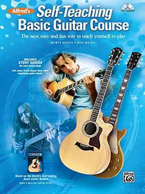 Alfred's Self-Teaching Basic Guitar - Paperback, by Manus Morty; Manus - Good