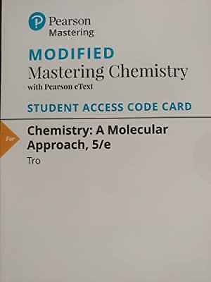 Modified MasteringChemistry with Pe - Misc. Supplies - New a