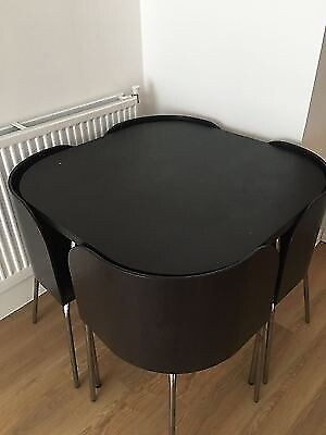 51 Off Ikea Ikea Fusion Black Dining Set Tables